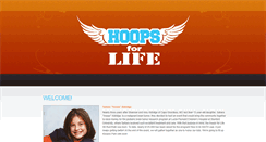 Desktop Screenshot of hoopsforlife.net